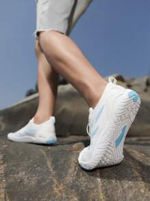 Zapatos de natación para adolescentes/mujeres, zapatos de agua; Zapatos para hombre para senderismo en exteriores, suela de goma antideslizante, malla transpirable, zapatos de playa de secado rápido para hombres, adecuados para nadar, caminar por la orilla del mar, correr, saltar la cuerda, hacer ejercicio, rafting, surf