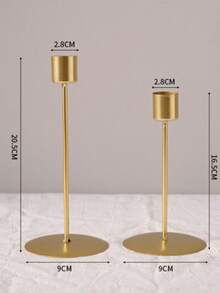 Simple And Modern Home Setting Romantic Candlelight Dinner Decoration Wrought Iron Living Room Dining Table Candle Holder - Multicolor - View 8