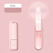Mini ventilateur portable, rechargeable USB 3 vitesses réglables, ventilateur à main pliable pour les cils pour les filles et les femmes, pour les voyages et l'extérieur