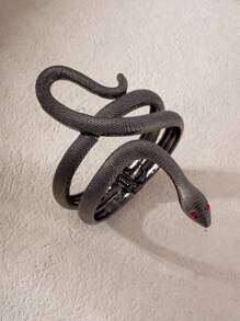 1pc Elegant Party Snake-Shaped Bracelet, Luxurious, Minimalist, Chic Design, Suitable For Party, Formal Dinner, Outdoor Outing, Couple Date, Friends Gathering, Graduation, Gift