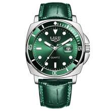 LIGE Men's Fashion Casual Business Watch Waterproof Date Watch Light Luxury High-End Quartz Watch - Silver - View 10