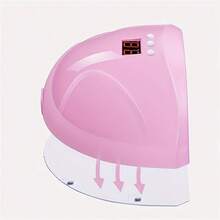 UV LED Nail Lamp Dryer With Smart Sensor, Suitable For Curing All Gel Nail Polish, Professional Nail Art Tool - Pink - View 7