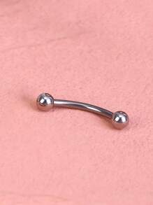16g Eyebrow Rings Rook Earring Rook Piercing Jewelry Vertical Labret Lip Jewelry Pink Opal Stainless Steel Bridge Eyebrow Piercing Jewelry For Women Men Slivery Black Curved Barbell