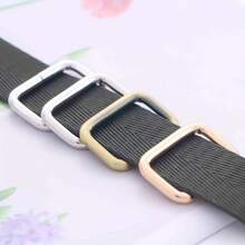 5pcs Metal Rectangle Ring Buckles Square Strap Webbing Belt Rings For Bag Purse DIY Strap - Gold - View 5