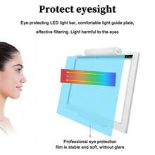 New LED Copying Table, USB Drawing Board,Light Box Drawing Pad,Transparent Copying Table For Sketching, Animation Art Kits For Adults - White - View 5