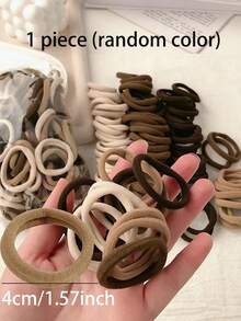 10pcs Set Retro Satin-Like Scrunchies, Soft Fabric, Elegant Simple Design, No Hair Damage, Suitable For Daily Use, Sports, Travel And Hairstyling (Option: 1/3/5/10PCS)Bathroom Decor Fall Decor Back To School Hair Accessories