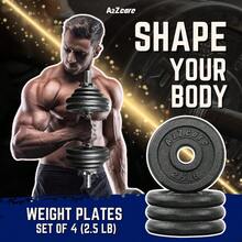 1 Inch Weight Plates Set 1.25 Lbs To 15 Lbs Standard Weight Plate Cast Iron Weight Plate 1 Inch Dumbbell Plates 1 Inch Barbell Plates - Black - View 7