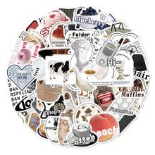 55種文字、裝飾圖案、貼紙、動物吸引力、短語、文本、diy防水貼紙、塗鴉貼紙 - 彩色 - 查看 10