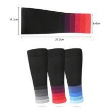 1Pair Calf Support Compression Sleeves For Women Men Running 20-30mmHg Footless Leg Socks Outdoor Sports Marathon Gym Gym Accessories