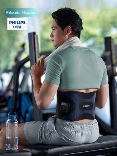 PHILIPS حزام إيليكتروني من فيليبس لشد البطن وإنقاص الدهون ، جهاز تدليك البطن والخصر قابل للشحن ب- 3 سرعات تسخين ، مناسب للاستخدام المنزلي والرياضي ، يعزز الدورة الدموية في الخصر والبطن ، ويخفف آلام العضلات والإزعاج ، هدية عيد الحب للحبيب والحبيبة ، توفر درجات حرارة وتدليك متعددة مناسبة لأناس مختلفين