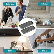 1 pieza Soporte de esponja de silicona, bandeja de fregadero de silicona para cocina y baño, tapete de secado de platos de fregadero de cocina, alfombrillas de cocina antideslizantes para el lateral del fregadero, artículo esencial de cocina natural e higiénico para decoración del hogar y la cocina, parte de tus estilos acogedores de otoño e invierno y decoraciones navideñas - Multicolor - Ver 6