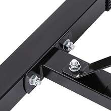 Pair Of Adjustable Height 4570 Profional Portable Dumbbell Racks Sturdy Steel Squat Rack Barbell Free Bench Pr Stands Home Gym Load 660Lbs Dipping Station - as pic - View 5