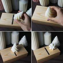 1 pezzo Pialla per sapone e candele, Attrezzo in legno per rasatura di saponi, Strumento per rifilatura e rifinitura di saponi e candele fatti a mano per Natale, Ognissanti e fai da te, Pialla in legno per saponi, Taglierina per candele, Stampo per saponi e candele