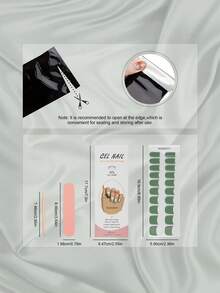 Nail Art Gel Sticker, UV Gel Nail Sticker, Nail Decorations - Multicolor - View 5