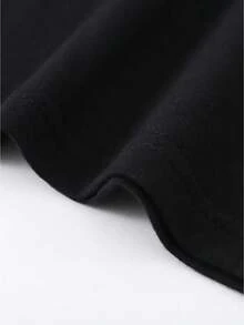 Indigenous Red Hand  Blood Themed T-Shirt, Loose Style New Unisex Short-Sleeved T-Shirt, Casual And Comfortable, 100% Cotton, S-XXXL - 黑色 - 查看 5