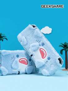 GeekShare Cute Shark Plush Protective Case Compatible With Nintendo Switch OLED