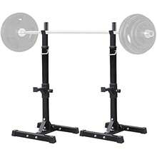 Barbell Rack Bench Pr Rack Home Gym Squat Rack  Barbell Station Adjustable Weight Lifting Power Stand For Fitn Strength Training Maximum Weight Capacity 250kg - as pic - View 1