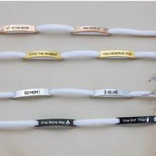 Individuelle Laufschuh-Anhänger, Schuhanhänger-Identifikation für Läufer & Radfahrer, Metall-Schnürsenkel-Charms, Laufgeschenk, Marathon-Geschenk, Schuhzubehör, Schuhstange