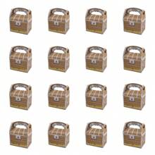 4/10/16PCS Piracka skrzynia skarbów, pudełko na upominki na imprezę, podręczne pudełko na skarby, pudełko do pakowania artykułów do pieczenia