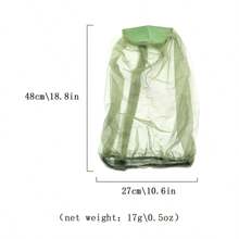 1pc Outdoor Anti-Mosquito Mesh Automatic Shrinking Anti-Insect Cap Camping Versatile Anti-Mosquito Cap Outdoor Fishing Cap