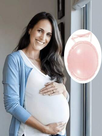 1pc Inflatable PVC Belly, Pregnant Belly Cosplay Accessory, Party Costume, Photo Prop For Valentine's Day, Wedding