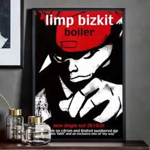 1 Piece Unframed Pop Posters Wall Arts Limp Bizkit Poster Poster Paper Print Home Living Room Bedroom Entrance Bar Cafe Art Painting Decoration
