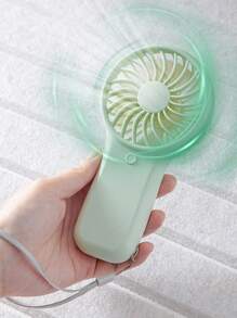 1 pezzo Mini Ventilatore Portatile, Leggero Ventilatore Palmare - Ottimo per Ufficio, Esterno, Viaggio e Campeggio - Mantieni il fresco in qualsiasi momento, ovunque! - (Batterie non incluse), Indispensabile per il Raffreddamento Estivo, Spiaggia, Viaggio