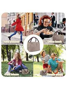 1pc 1200ml Bento Lunch Box With Cutlery Set And Leak-Proof Lid, 3 Compartment Food Containers Suitable For Adult Men And Women, For Camping, Meal Prep, School Supplies, Back To School, Kitchen, Christmas Gifts (Cutlery, Lunch Box And Storage Bag Included)