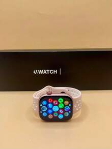 SMART WATCH SERIES 9 SPORT WITH TWO INTERCHANGEABLE STRAPS, SMART WATCH WITH STEP COUNTER, CALORIES AND MORE - Pink - View 3