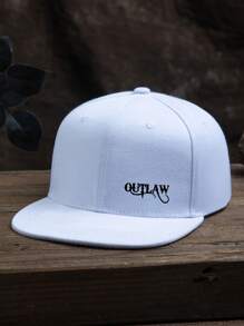 1 Stück Herren Outlaw Grafik Outdoor Lässig Waschbare Verstellbare Hip-Hop Baseballkappe, geeignet für den täglichen Gebrauch