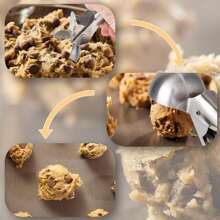 1pc Premium Ice Cream Scoop With Trigger Ice Cream Scooper Stainless Steel, Heavy Duty Metal Icecream Scoop Spoon Dishwasher Safe, Perfect For Frozen Yogurt, Gelatos, Sundaes ,Stainless Steel Ice Cream Scoop, Perfect For Frozen Yogurt, Multi-Functional Ice Cream Scoop