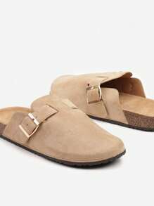 Vielseitige, einfache Clogs-Stil Zehentrenner mit Schnallen