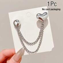 1/2/4/6 pièces Clips de chaîne magnétique pour jambe de pantalon, rallonge de pantalon réglable sans couper et support de revers, accessoires de manche anti-salissure unisexe