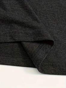 Cat T-Shirt I Like Cats And Coffee, And Maybe 3 People Graphic T-Shirt Vintage Cat Lovers T-Shirt Vintage Coffee Lovers Gift T-Shirt Top - 黑色 - 查看 5