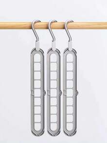 Expandable Folding 9-Holes Hanger, Storage Non-Slip Drying Clothes Rack Room Decor Home Decor Bed Room Decor Dress Pants Shoes Jeans Boots Skirt, Spring, Minimalist