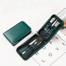 1 Set Stainless Steel Nail Clipper Set, Nail And Toenail Trimming Set, Portable Fashion Box, Travel Beauty Set