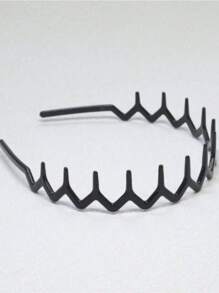 2 piezas de diademas básicas sencillas para mujer con forma ondulada grande, diademas de maquillaje, diademas de plástico con estilo elegante, accesorios para el cabello de Halloween, diademas, bandas para el cabello