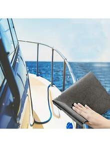 10 Stücke ultra-feines Glasfaser Reinigungstücher - hochabsorbierend, fussellos, kann leicht Glanz auf Fenster und mehr erzeugen - ideal für Wohnzimmer, Badezimmer, Küche und Kabinenglas