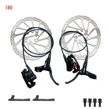 Freno de disco hidráulico ZTTO MTB de 2 pistones, livianos para XC y senderos con pinzas de metal y pastillas, rotores de 160 a 180 mm, M6100 M8100