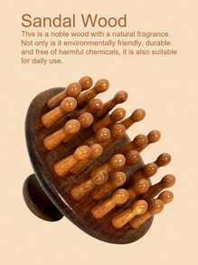1 Pc Wooden Scalp Massager - Handmade Natural Sandalwood Wide Tooth Combs - Wood Massage Comb & Sandalwood Comb For Luxurious Massage Comb For Adds Shine And Makes Hair Smooth, Haircomb For For Men And Women, Beauty Hair Tool, Multi-Use Styling Comb For Hair Care & Body Meridian Massage Portable & Ideal Gift, Girl's Gift, Brush, Hair Brushes, Hair Brush, Detangling Brush, Hair Brush, Wooden Comb, Hair Brush, Mini Hair Brush, Detangling Brush, Hair Brushes, Curly Hair Brush, Hairdressing Equipment,Travel Essentials,Hairstyle,Hairdressing,Hair Brush,Slick Back Brush,Styling Brush,Curly Hair Brush,Edge Brush,Hair Comb,Brush Hair,Hair Brush Set,Comb Hair,Comb For Curls,Detangling Brush,Hair Brush For Women,Hair,Travel,Hair Products,Hair Tools,Hair Stuff,Barber,Barber Accessories,Barbershop,Hairdressing Equipment