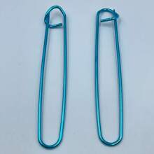 Large Aluminum Knitting Safety Pins - Colored, Easy Grip, Suitable For Sweater Tagging And Crochet Projects, Anti-Drop Safety Lock Design, Crossstitch Sewing Pins
