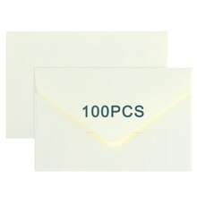 200 Stücke Mini Kraftpapier-Umschläge 4.13" X 2.75" braune Geschenkkarten Einladungen Visitenkarten Mini Grußkarten, Mini-Umschläge, kleine Umschläge, Faltkarten für Geldgeschenke, Dankeskarten, Einladungen Rückkehr zur Schule