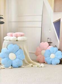 Flower Shape Decorative Throw Pillow/Cushion For Bed, Sofa, Mother's Day Cute Daisy Pillow, Suitable As Valentine's Day Gift, Dorm Decor
