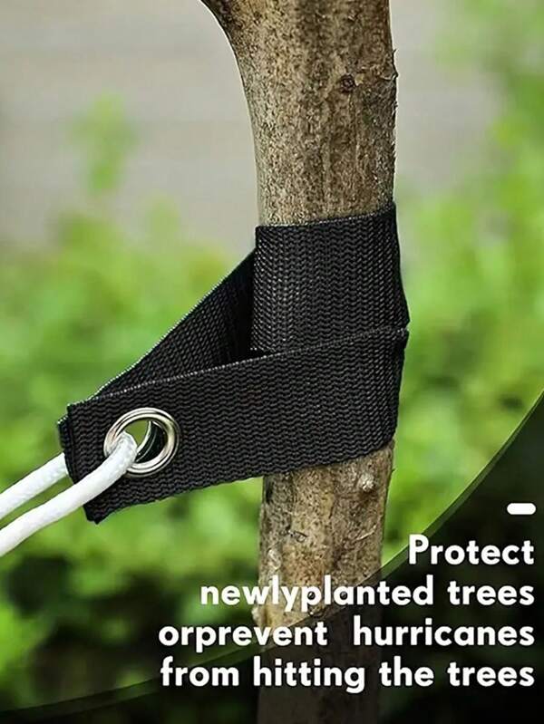 5 pezzi di cinghie resistenti al vento per alberi, fasce per alberi, legacci, legacci di supporto per piantine da giardinaggio, ancoraggi di supporto per piante regolabili con cinghia di sicurezza perforata, per fissare in sicurezza gli alberi e prevenire il ribaltamento causato da uragani e tempeste