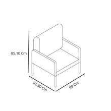 Sillón Milán Beige - Beis - Ver 5