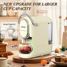 CAFELFFE 3in1 Capsule Coffee Maker, 19Bar Single Serve Coffee Maker For NES* Original/DG*/Ground Coffee,Hot&Cold Brew Coffee Machine - UK Plug(220-240V) - View 11