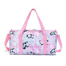 Bolso de lona niñas con diseño de sirena y unicornio, bolso para niñas pequeñas para pasar la noche, bolso de viaje para niñas, bolso para dormir para niños, bolso de gimnasio/danza para bebés y niños, regalo