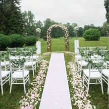 1pc Wedding White/Red Carpet, Disposable Marriage Red Carpet For Stage, Commercial Use, Shop Entrance, Aisle, Holiday, Birthday Party Decoration - Multicolor - View 5