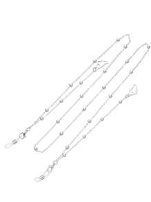 1 pièce Accessoires de voyage essentiels Ailes d'ange de plage avec chaîne de perles pour femmes, indispensable pour l'été (lunettes de soleil, lunettes de lecture, antidérapantes)