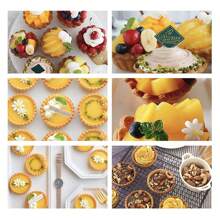 Sechs Link Backblech, Gebäckzubehör, Obstturm, klebriger Reiskuchenkuchen, Dim Sum Ofen, Haushaltsbackform Küchengebäckzubehör